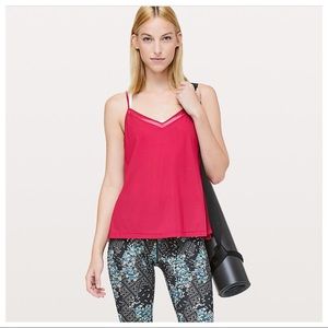Lululemon Final count tank in Red